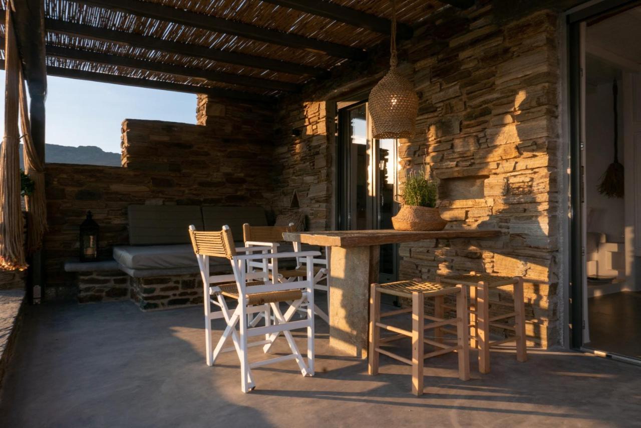 Aerino Seaside Villa Agios Romanos Exteriör bild
