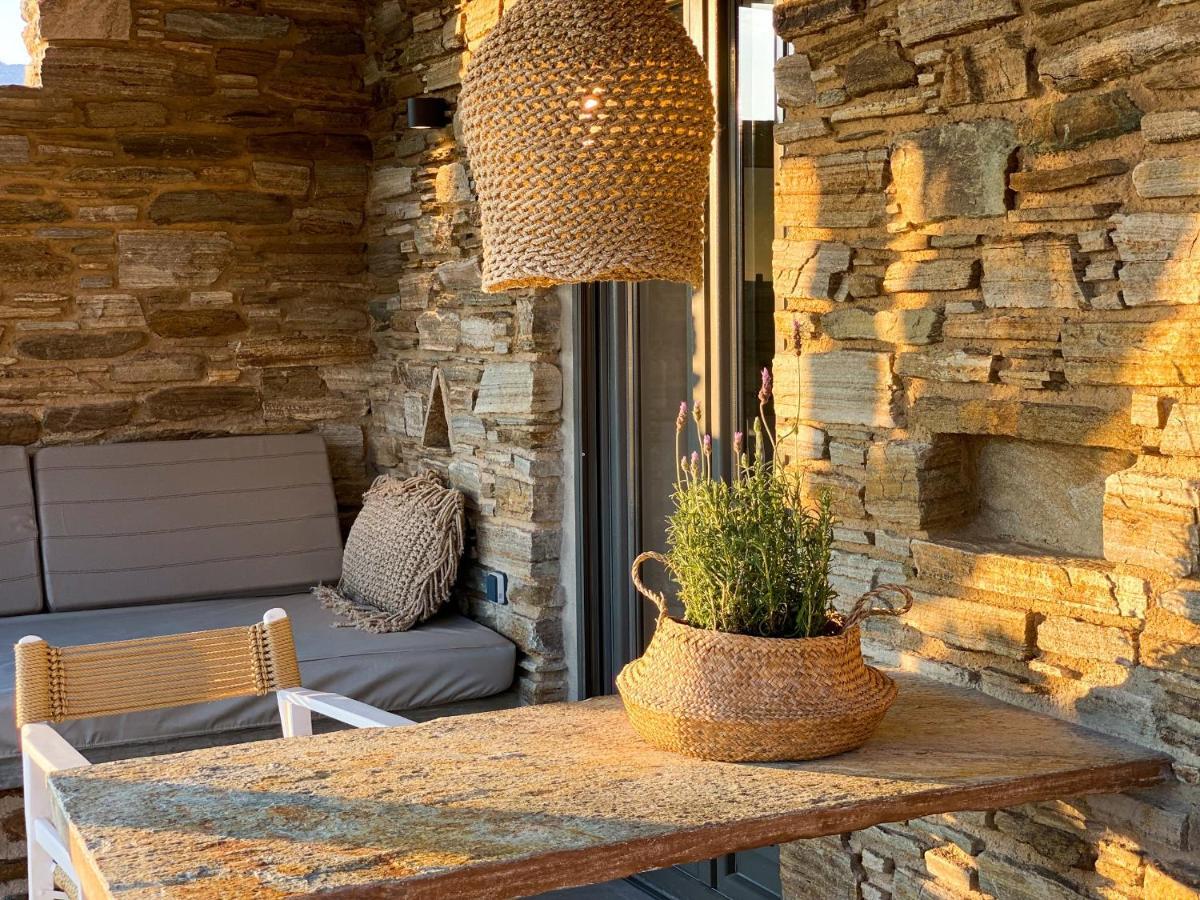 Aerino Seaside Villa Agios Romanos Exteriör bild