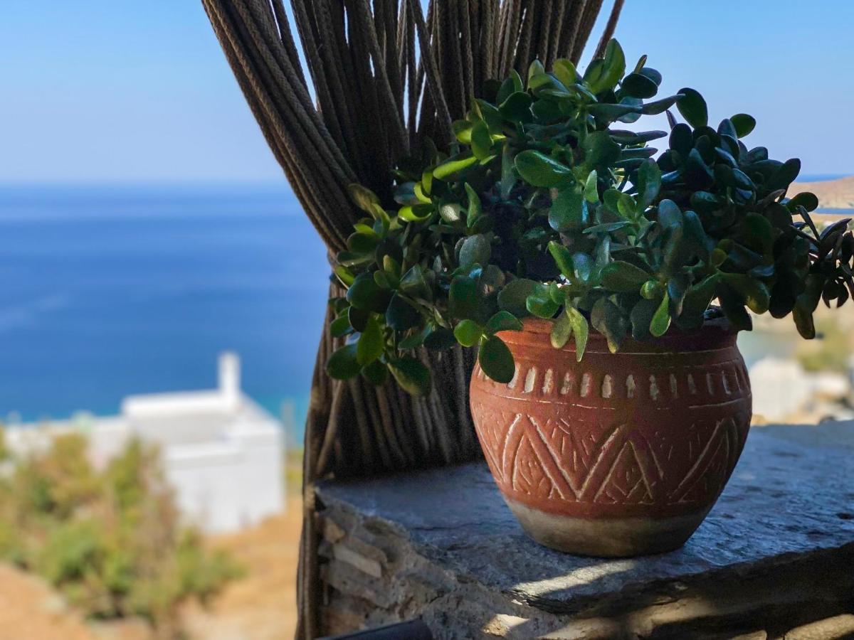 Aerino Seaside Villa Agios Romanos Exteriör bild