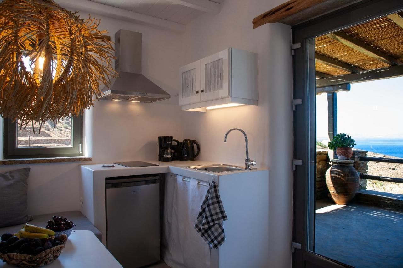 Aerino Seaside Villa Agios Romanos Exteriör bild
