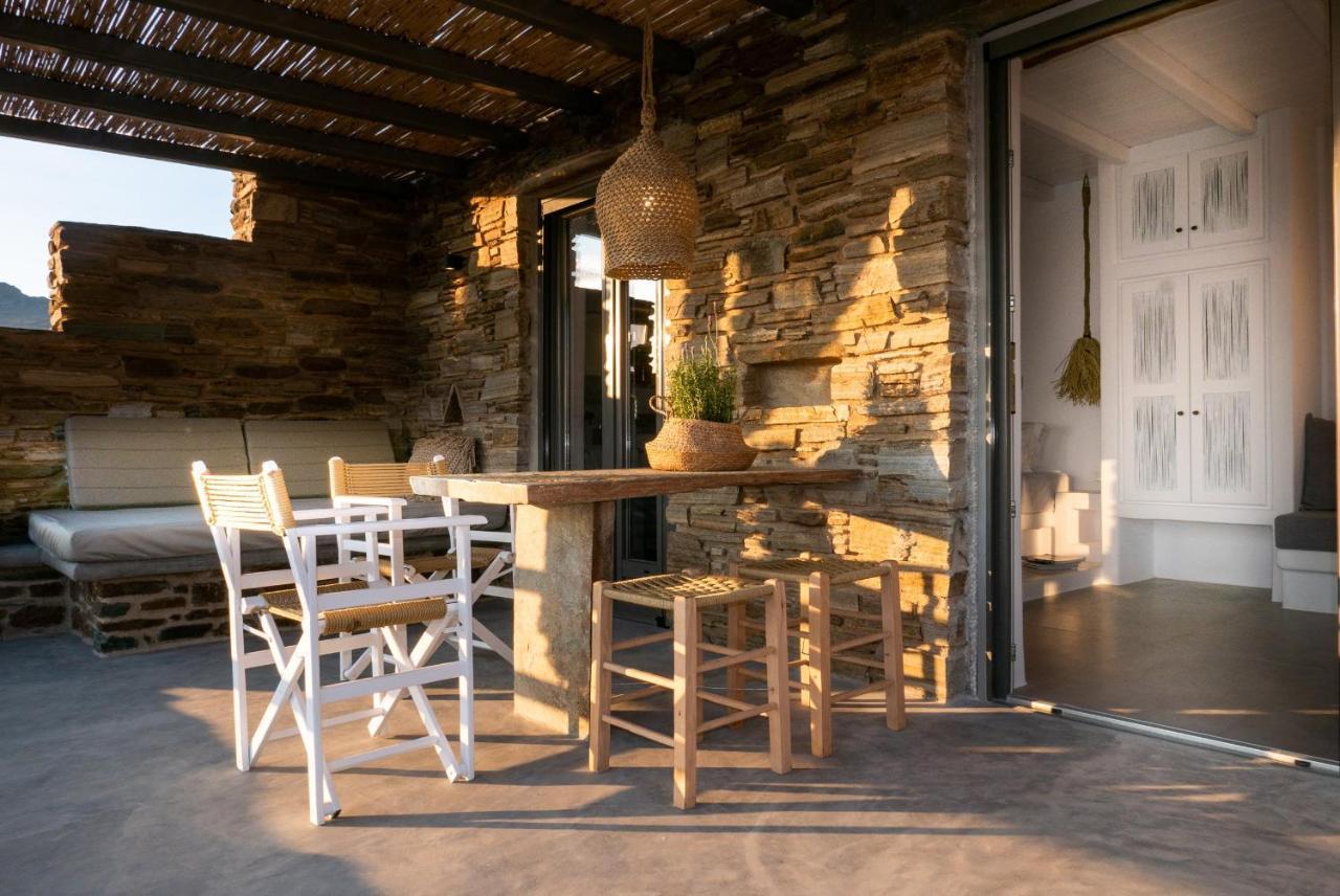 Aerino Seaside Villa Agios Romanos Exteriör bild