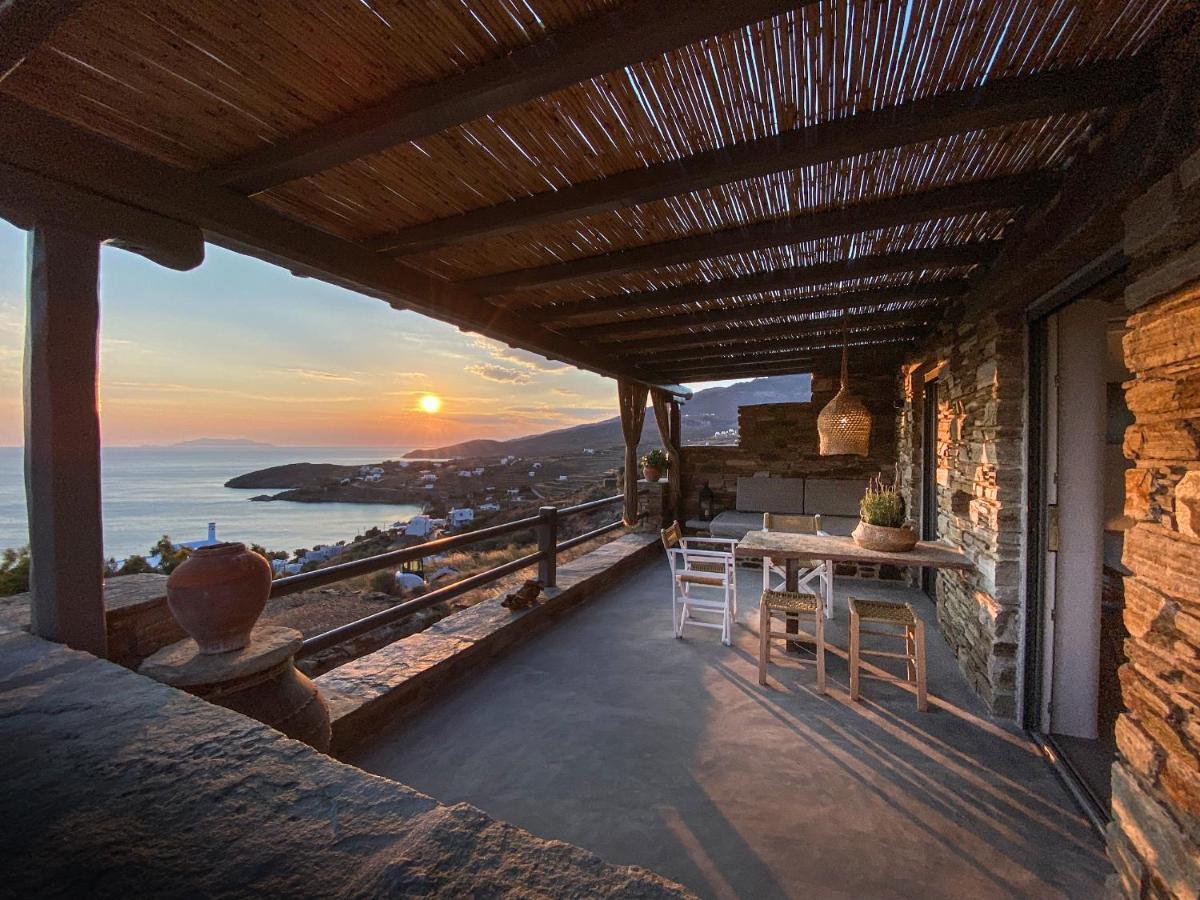 Aerino Seaside Villa Agios Romanos Exteriör bild